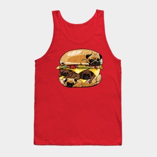 Pugs Burger Tank Top